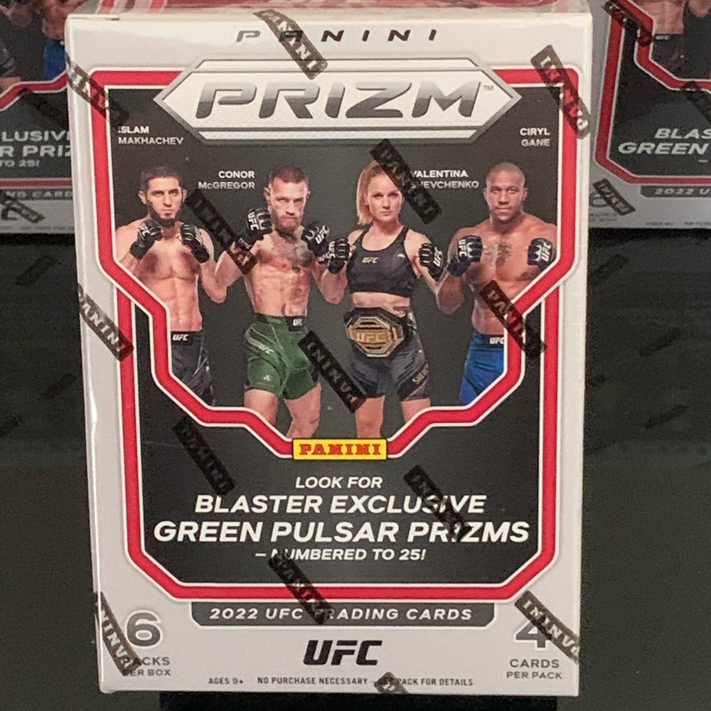 PANINI PRIZM UFC 2022 FACTORY SEALED BLASTER (6 PACK) BOX